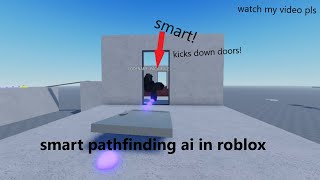 Advanced Pathfinding AI  Roblox Studio [upl. by Leinod]