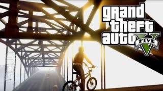 GTA 5  BMX Freestyle Stunt Montage [upl. by Llerrad]