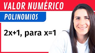 VALOR NUMÉRICO de un POLINOMIO 🔢 ¿Qué es y cómo calcularlo [upl. by Eecats]