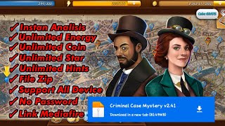 NEW UPDATE   Criminal Case Mystery Mod Apk V241  100 Work No Password   TERBARU 2024 🔥🔥 [upl. by Airb]