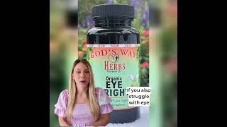 EYEBRIGHT for optimal eye vision support by httpsGODSWAYHERBSCOM 86620HERBS drsebi natural [upl. by Thesda445]