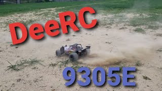 DeeRC 9305e Unboxing Review and Drive  118 4wd buggy [upl. by Nevil424]