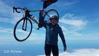 Haleakala  Worlds Longest Paved Road Bike Climb  May 2018 [upl. by Hindu]