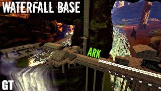 Waterfall BASE TOUR  The Center Redwoods E11  ARK Survival Evolved [upl. by Meeki]