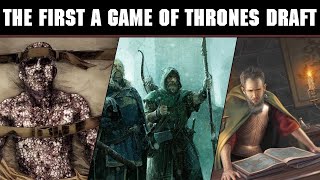 How Different was the Original Game of Thrones Draft  Plague Jon Arryn and Howland Reeds Failure [upl. by Sammie]