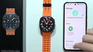 SAMSUNG Galaxy Watch Ultra How to Connect with Strava App [upl. by Milano]