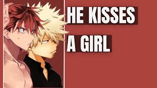 He kisses a girl  Kiribaku x listener [upl. by Vaules]