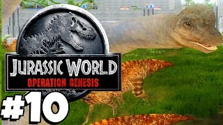 Jurassic Park Operation Genesis  BRACHIOSAURUS Playthrough Part 10 [upl. by Eizeerb]