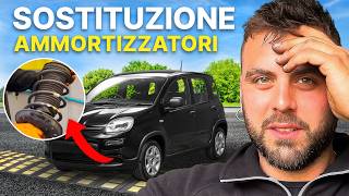 Come SOSTITUIRE ammortizzatori anteriori e posteriori su FIAT PANDA [upl. by Nivrem865]