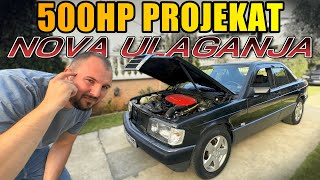 ŠTA SE DESILO SA 500HP MERCEDES 190D PROJEKTOM [upl. by Leiser]