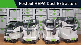 Festool HEPA Dust Extractors Improve the quality and efficiency of your work [upl. by Ataynik446]