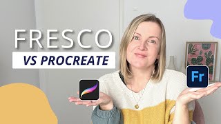 Adobe Fresco VS Procreate  Welches Tool ist das richtige für dich [upl. by Ataynik578]