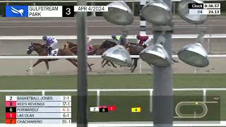 Gulfstream Park Carrera 3  4 de Abril 2024 [upl. by Negaet]