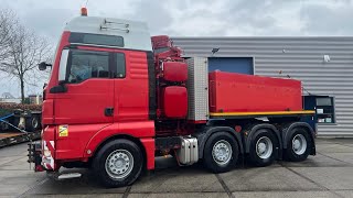 MAN TGX 41680 8x4 BBS Heavy Haulage Truck  Ballast Box  De Borg Trading Company  The Netherlands [upl. by Esirahs585]