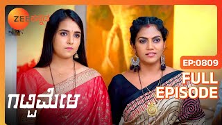 Suhasini ಮನೆಯಲ್ಲಿ ವಾಚ್‌ಮನ್ ಆಗಿ Manjunath  Gattimela  Full Ep 809  RakkshNisha  Zee Kannada [upl. by Artiek]