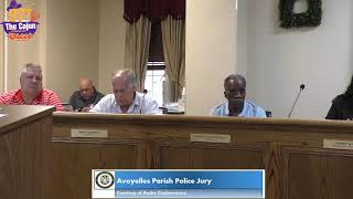 Avoyelles Parish Police Jury Monthly Meeting [upl. by Paolo]