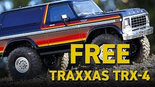 Closed  GIVEAWAY  Traxxas 1979 Ford Bronco TRX4 Sunset RC Crawler [upl. by Neltiac]