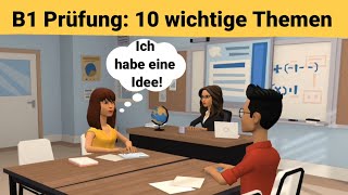 Mündliche Prüfung deutsch B1  Gemeinsam etwas planenDialog  10 wichtige Themen  sprechen Teil 3 [upl. by Percival]