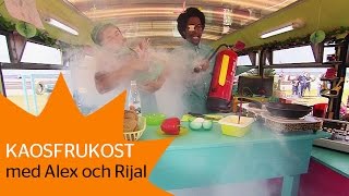 Alex och Rijal lagar kaosfrukost i Sommarlov [upl. by Urbano224]