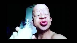 Bald wrinkly guy drinks milk [upl. by Cope]