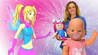 Spielspaß mit Nicole und Puppen  Smarta und Flügel für Barbie [upl. by Lalise]