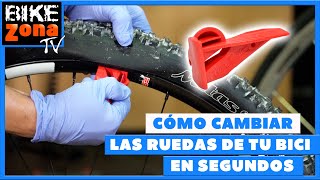 🎡 Cómo cambiar los NEUMÁTICOS de tu bici en segundos 🔥 con el nuevo Tyre Glider [upl. by Moraj]