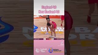 Netball World Cup  England v New Zealand shortsfeed netball highlights netballchampionship [upl. by Nelo]