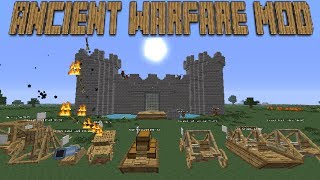 Ancient Warfare Mod Minecraft 1710 engin de siège FR [upl. by Zaneta908]