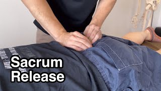 Manual therapy around sacrum [upl. by Birck]