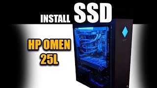 Installing SSD to HP Omen 25L [upl. by Schriever]