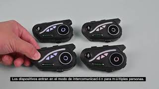 Instrucciones del intercomunicador para moto SWAREY V8 [upl. by Martica815]