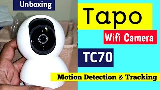 tapo pan tilt home security wifi camera  TC70 [upl. by Adnir78]