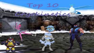 ❄️ Top 10 Video Game Cryokinetics🥶 [upl. by Huoh326]