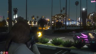 VFT shtout with Mortelle outside Casino Brittanys POV  GTA RP NoPixel [upl. by Worlock]