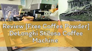 Review Free Coffee Powder DeLonghi Stilosa Coffee Machine  EC230BK Pump Espresso Machine Coffe [upl. by Jessalyn291]