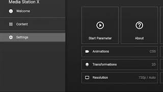 MSXMedia station Xwidget OTTSetup Start Parameter [upl. by Honan568]