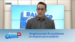 Eleições 2020 Arapiraca tem 8 candidatos na disputa para prefeito [upl. by Nahtannhoj502]