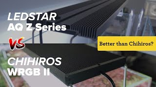 Chihiros WRGB 2 VS LEDSTAR AQ Z Series  PAR Test  Better Than Chihiros Planted Tank Light Review [upl. by Berner430]