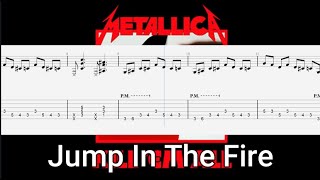 Metallica  Jump In The Fire Guitar Tabs [upl. by Hermione878]