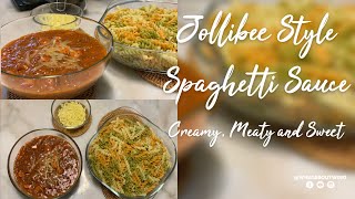 Del Monte Sweet Filipino Style Spaghetti  Jollibee Sweet Style Sauce  How to Cook Spaghetti [upl. by Albie321]