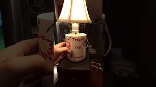 Trogdor Lamp homestarrunner strongbad fire [upl. by Apthorp857]