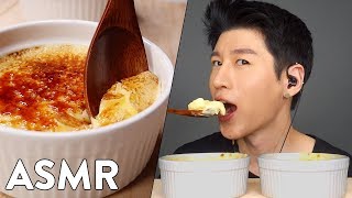 ASMR Crème Brûlée COOK amp ENJOY No Talking  Crunchy Eating Sounds  Zach Choi ASMR [upl. by Kreiker]