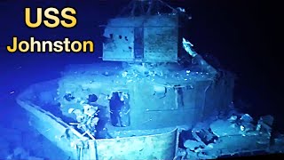 Titanic Explorers Reveal Secrets of USS Johnston Wreckage [upl. by Schlenger]