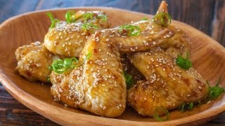 Sticky Asian Chicken Wings Recipe [upl. by Candyce5]