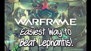 Easiest Way to Beat Lephantis Warframe Xbox One [upl. by Sotsirhc]