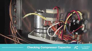 Checking Compressor Capacitor [upl. by Meghan487]