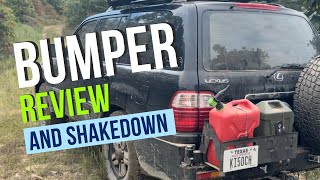 DD Offroad Rear Bumper Review and LX470 Shakedown [upl. by Martinic]