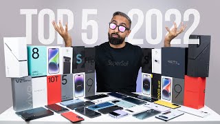 Top 5 BEST Smartphones of 2022 [upl. by Annaira]