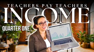 📍 TPT INCOME REPORT → My 2024 Quarter One Teachers Pay Teachers Money Views amp Conversion Rates [upl. by Salomone]