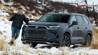 2024 Toyota Grand Highlander Snow and Rain Review [upl. by Annaed169]